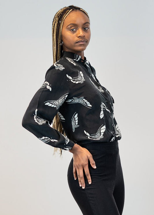 CHEMISE EN SOIE CACHAREL